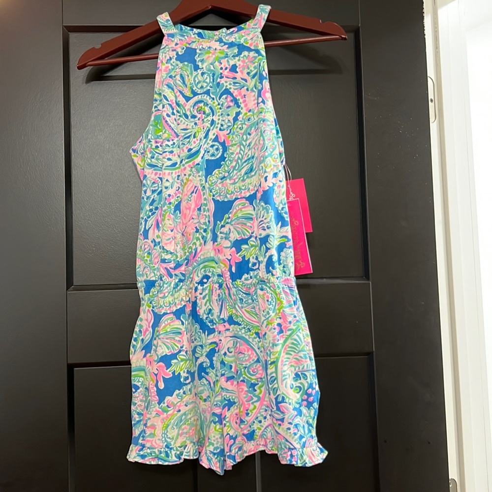 Lilly Pulitzer girls extra-large brienne  romper